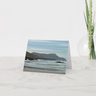 Tarjeta Notecard: Paisaje marino escocés