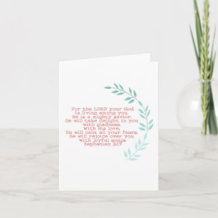 Tarjeta notecard poderoso del salvador