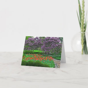 Tarjeta notecard/"PRIMAVERA QUE ESTALLA HACIA FUERA POR