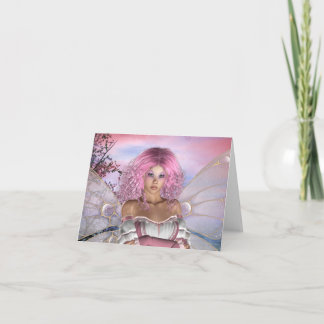 Tarjeta notecard rosado