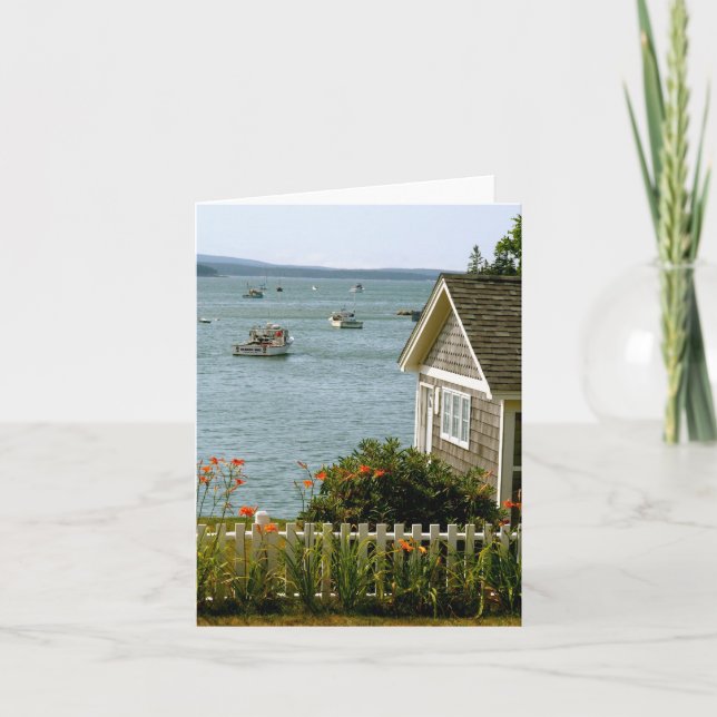 Tarjeta Notecard Stonington, Maine (Anverso)