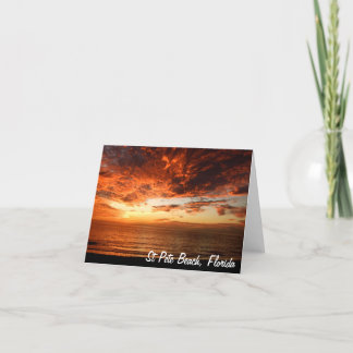 Tarjeta Notecard Sunset - Personalizado