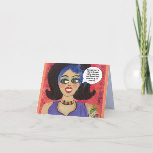 Tarjeta Notecard Un día estás en el décimo grado tomando u