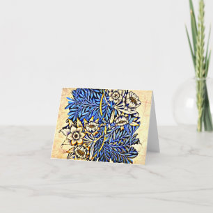 Tarjeta Notecard-Vintage Fabric/Fashion-William Morris 10