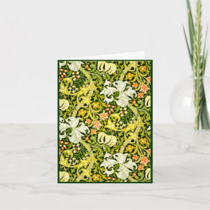 Tarjeta Notecard-Vintage Fabric/Fashion-William Morris 29
