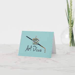 Tarjeta Notecards "Art Diva"