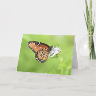 Tarjeta Notecards de mariposa otoñal (interior en blanco)