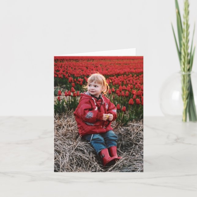 Tarjeta Notecards del campo del tulipán (Anverso)
