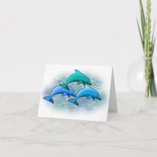 Tarjeta Notecards del delfín