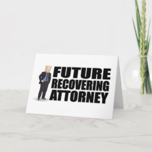 Tarjeta Notecards "Futuro abogado de recuperación"