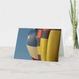 TARJETA NOTECARIOS DE BALONES DE AIRE CALIENTE