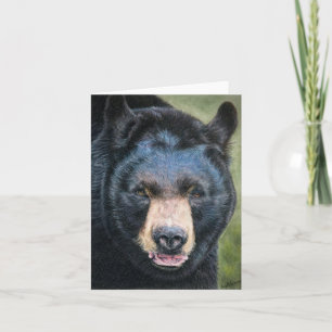 Tarjeta Notecer del oso negro