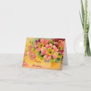 Tarjeta Notecnológicos florales fantasiosos y femeninos - 