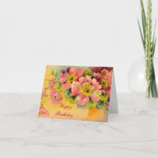 Tarjeta Notecnológicos florales fantasiosos y femeninos - 