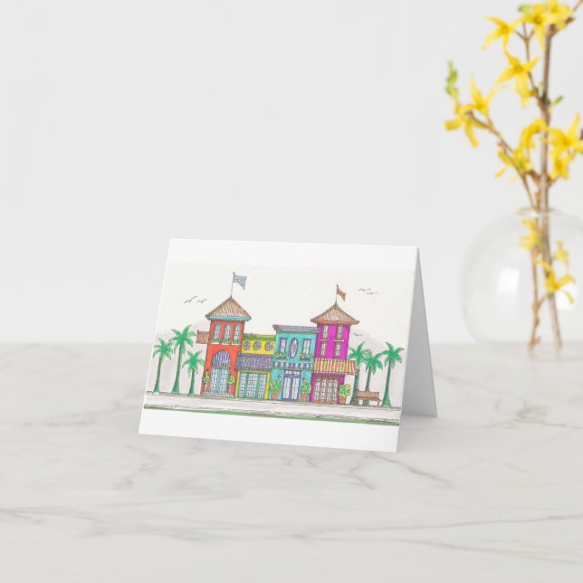 Tarjeta Notecnológicos tropicales (flor amarilla)