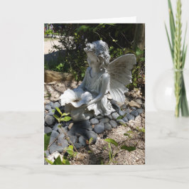 Tarjeta Notecnos de hadas de jardín (interior en blanco)