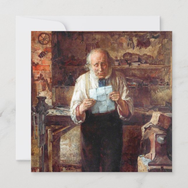 Tarjeta Noticias de mi chico (de James Campbell) (Anverso)