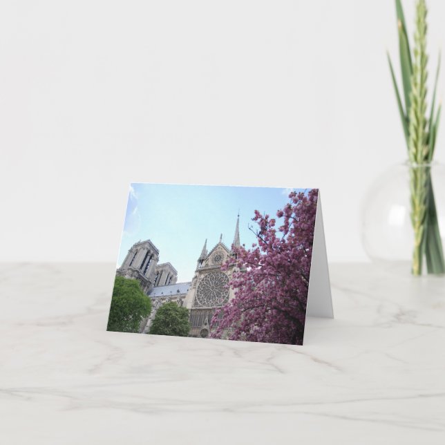Tarjeta Notre Dame de Paris de Cathédrale (Anverso)