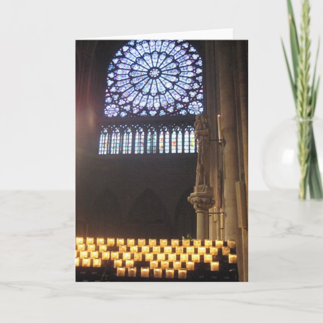 Tarjeta Notre Dame - notecard (Anverso)