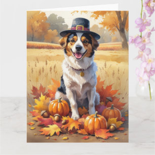 Tarjeta Nova Scotia Duck Toller Autumn deja el día de Acci
