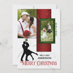 Tarjeta Novedad de la primera navidad de la elegancia de d