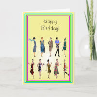 Novedades de Art Deco Fashion Feliz cumpleaños