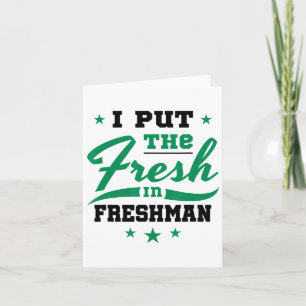 Tarjeta Noveno Grado Del Año Freshman Noveno Grado De Ck G