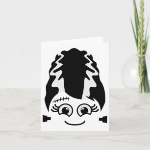 Tarjeta Novia De Frankenstein Monster Cute Halloween Costu