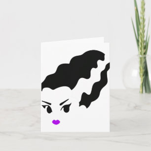 Tarjeta Novia Del Monstruo Frankenstein Costume Halloween