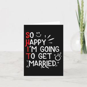 Tarjeta Novia divertida de matrimonio regalo divertidísimo