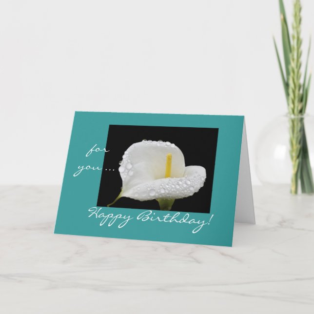 Tarjeta Novia: ¡Feliz cumpleaños! (Anverso)
