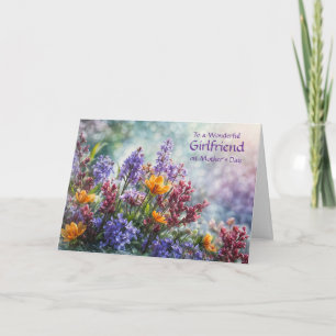 Tarjeta Novia feliz día de la madre flores