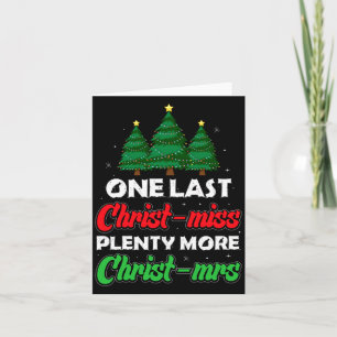 Tarjeta Novia futura de Navidad esposa nueva prometida div