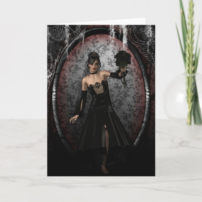 Tarjeta Novia gótica (Anverso)