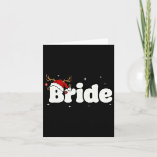 Tarjeta Novia Groom Santa Parejas Navidades Trajes Navidad