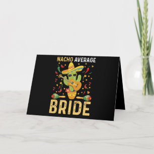 Tarjeta Novia No Promedio Cinco De Mayo Boda Mexicana 