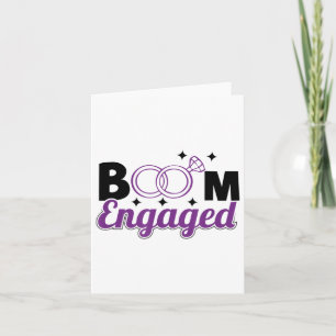 Tarjeta Novia Prometida Y Fe De Groom _ Regalo Boda Enga