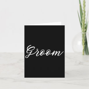 Tarjeta Novia Y Luna De Miel De Groom Acaban De Casarse Co