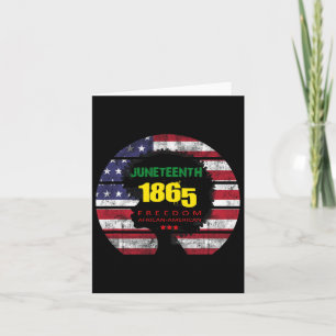 Tarjeta Noviembre Africano Estadounidense Usa Melanin Afro