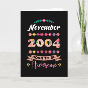 Tarjeta Noviembre de 2004 Mujer regalo