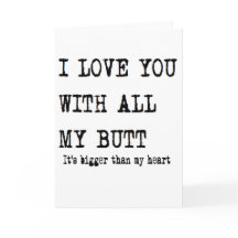 novio cumpleaños te amo con todo mi trasero