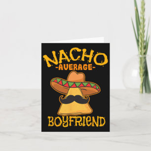 Tarjeta Novio Pareja Amante Admirador Promedio Nacho