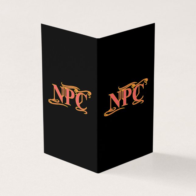 Tarjeta NPC No Maim Rob ni Matar RPG divertida (Exterior)