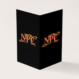 Tarjeta NPC No Maim Rob ni Matar RPG divertida