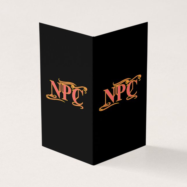 Tarjeta NPC No Maim Rob ni Matar RPG divertida (Exterior)