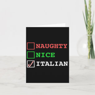 Tarjeta Ntrina Niza Navidades graciosos de Navidad italian