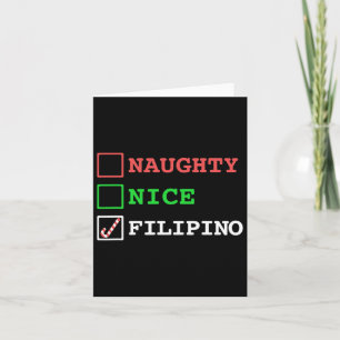 Tarjeta Ntrísima Niza Filipinas Navidades divertidos