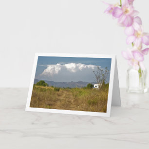 Tarjeta Nube Blanca sobre Montaña