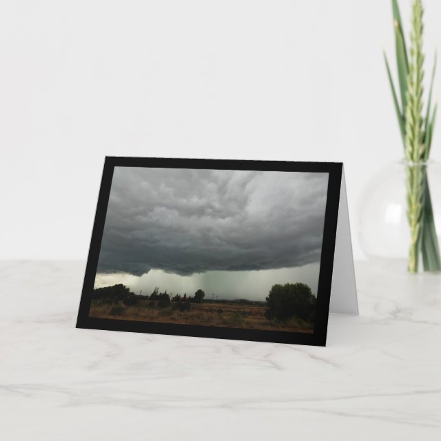 Tarjeta Nube de tormenta rural (Anverso)