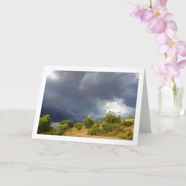 Tarjeta Nube de tormenta sobre cañón (Orquídea)